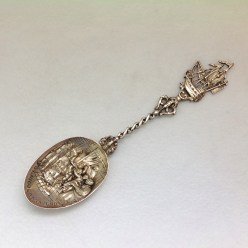 St. Nicolaas Avond Sterling Silver Antique Spoon