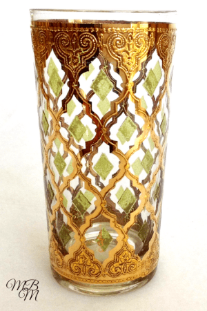 Culver Valencia Mid Century Glass Tumbler